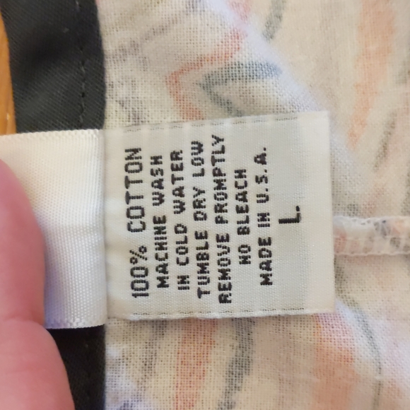 NWT boutique blouse in colorful pattern, L - Picture 5 of 8